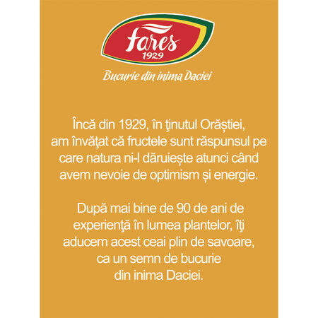 Ceai cu catina, 20 plicuri, Fares 722006