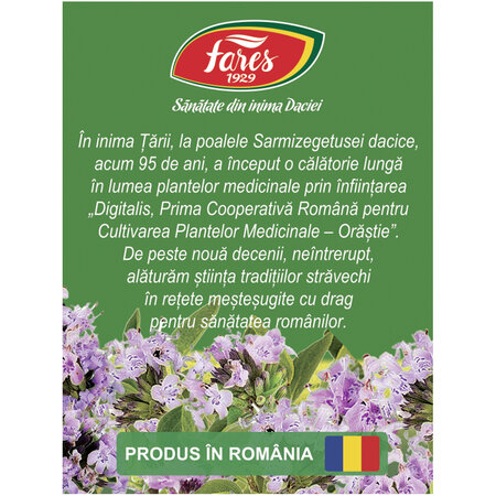 Ceai din cimbrisor, 20 plicuri, Fares 721727