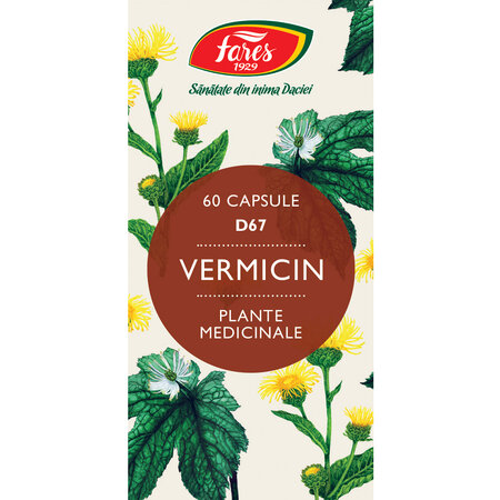 Vermicin D67, 60 comprimate, Fares 720897