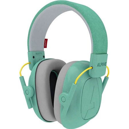 Casti antifonice pliabile pentru copii, Verde, 5 ani+, Alpine 533468