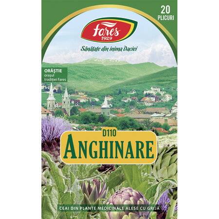 Ceai fructe de anghinare, 20 plicuri, Fares 721716