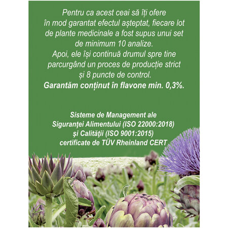 Ceai fructe de anghinare, 20 plicuri, Fares 721714