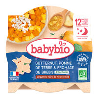 Meniu cartof si branza de oaie, + 12 luni, 230 g, BabyBio