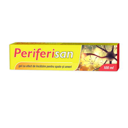 Periferisan gel cu efect de incalzire pentru dureri de spate si umeri