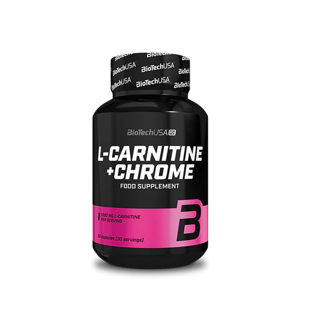 L-Carnitine + Chrome, 60 capsule, BioTech USA