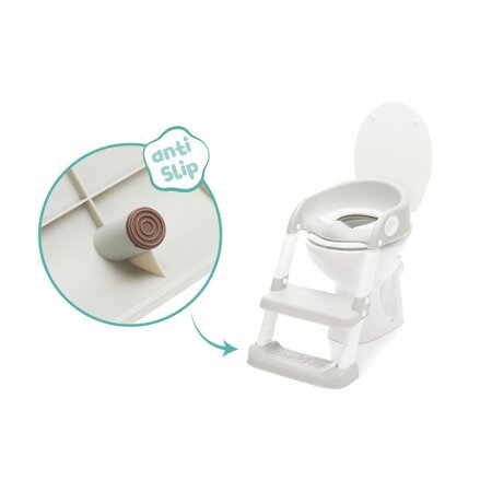Scara cu reductor moale pentru toaleta, Grey White, Fillikid 533616