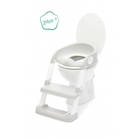 Scara cu reductor moale pentru toaleta, Grey White, Fillikid 533619