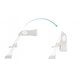 Scara cu reductor moale pentru toaleta, Grey White, Fillikid 533614
