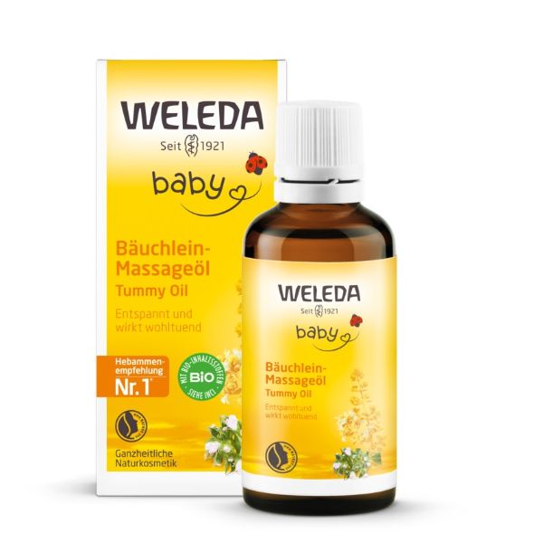 Ulei calmant pentru burtica bebelusului, 50 ml, Weleda Baby