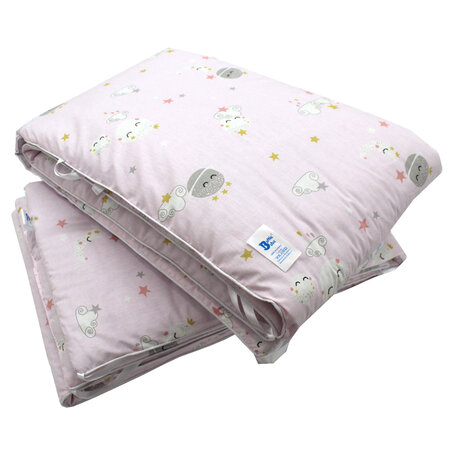 Set protectii laterale pentru patut, 210x35 cm, 2 bucati/set, Baltic Bebe 645244