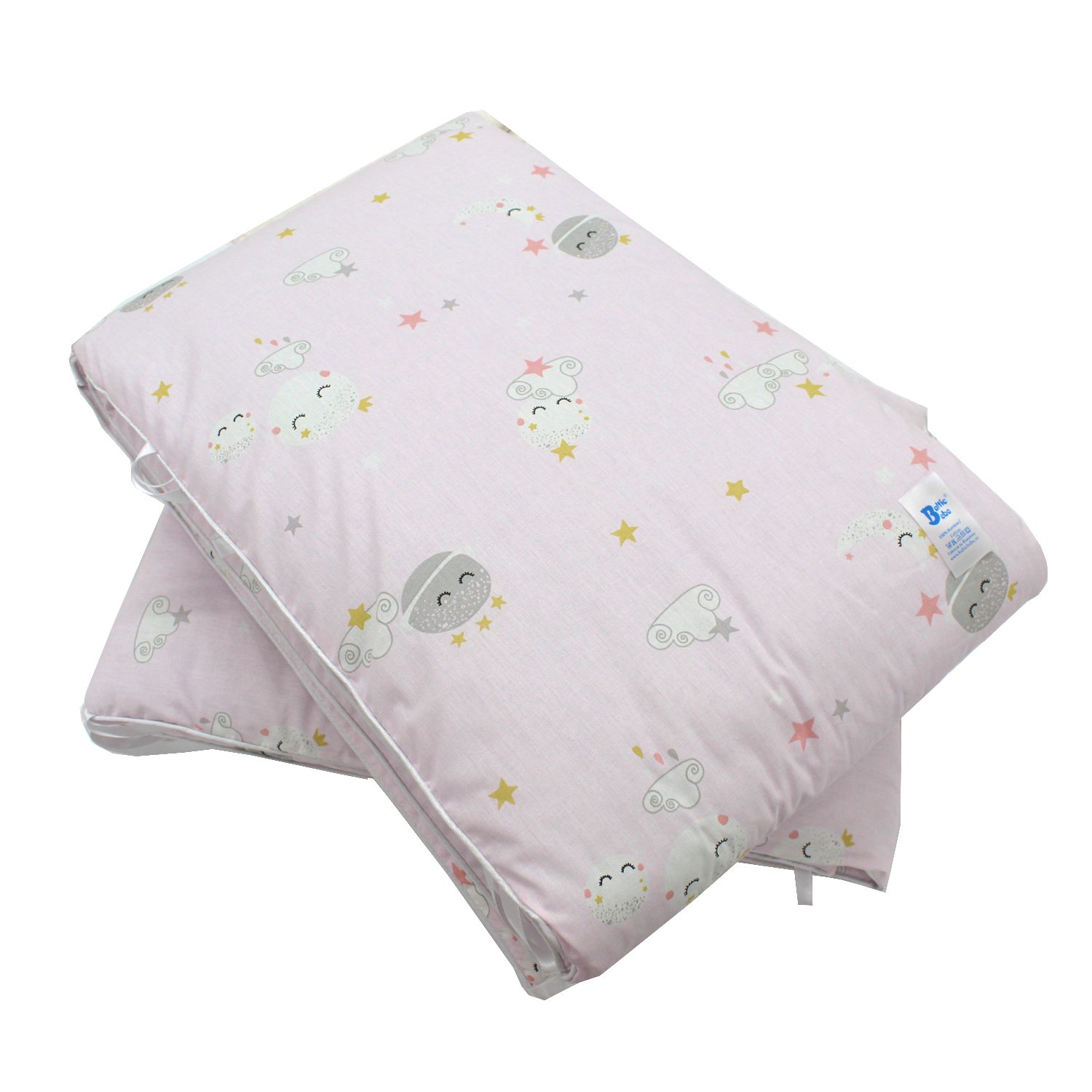 Set protectii laterale pentru patut, 210x35 cm, 2 buc/set, Baltic Bebe