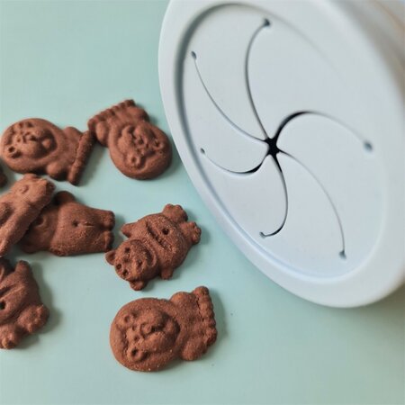 Cana cu pai si recipient gustari, 100% Premium Silicone, Sip+Snack, Velvet Rose, Minikoioi 533702