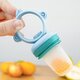 Dispozitiv de hranire, 100% Premium Silicone, 6 luni+, Aqua Green, Minikoioi 533713