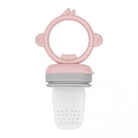 Dispozitiv de hranire, 100% Premium Silicone, 6 luni+, Pinky Pink, Minikoioi