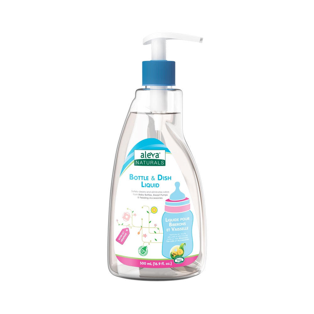 Detergent pentru biberoane si accesorii cu parfum de nufar, 500 ml, Aleva Naturals