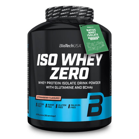 Pudra proteica cu aroma de capsuni Iso Whey Zero