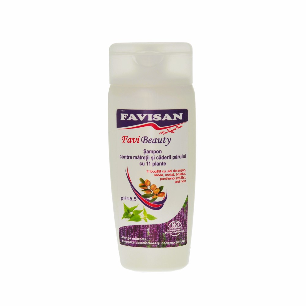 Sampon contra matretii si caderii parului FaviBeauty, 200 ml, Favisan