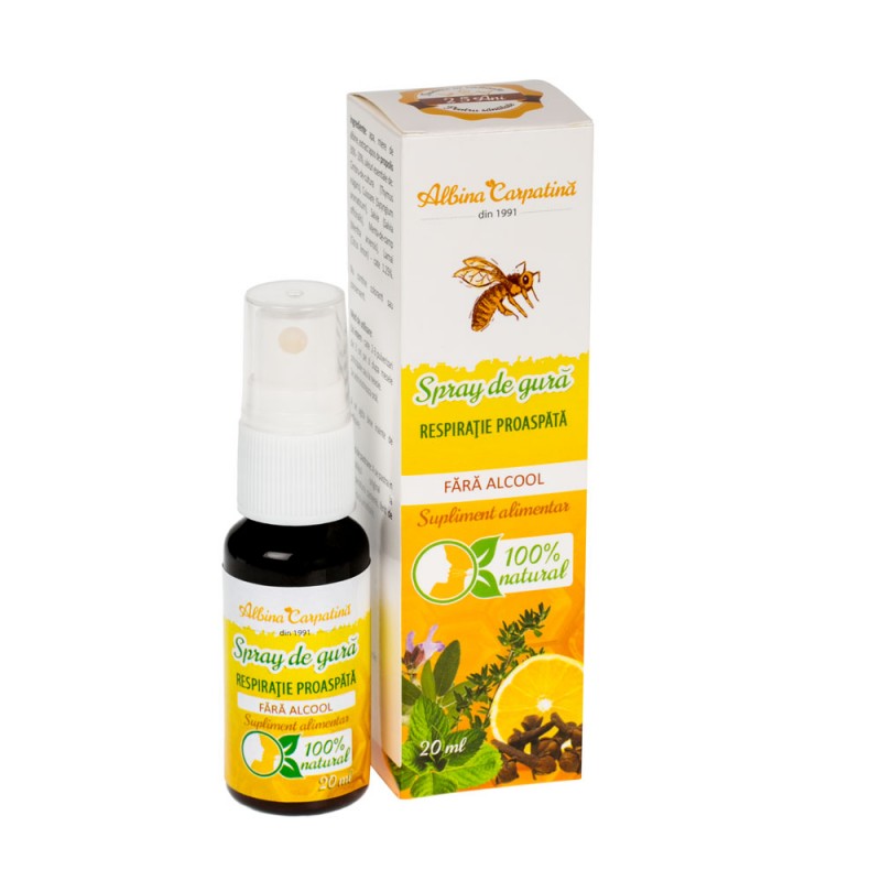 Spray de gura, 20 ml, Albina Carpatina