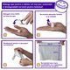 Servetele comprimate biodegradabile din vascoza, 50 buc, Aquaint 534418