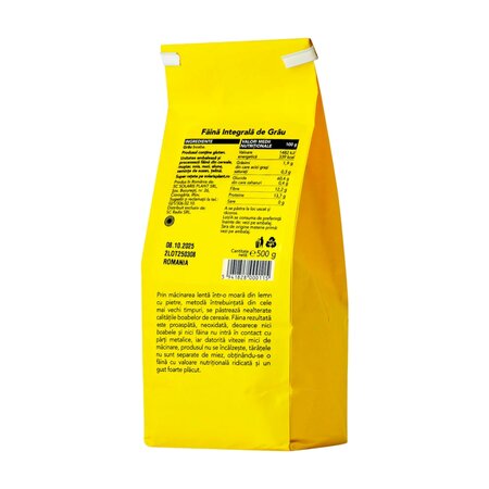 Faina integrala de grau, 500 g, Solaris 800043
