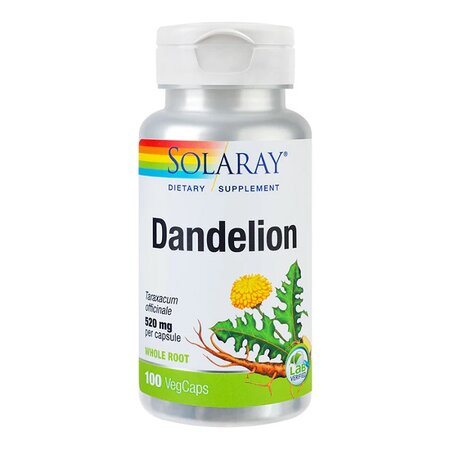 Dandelion, 100 capsule, Solaray 534702