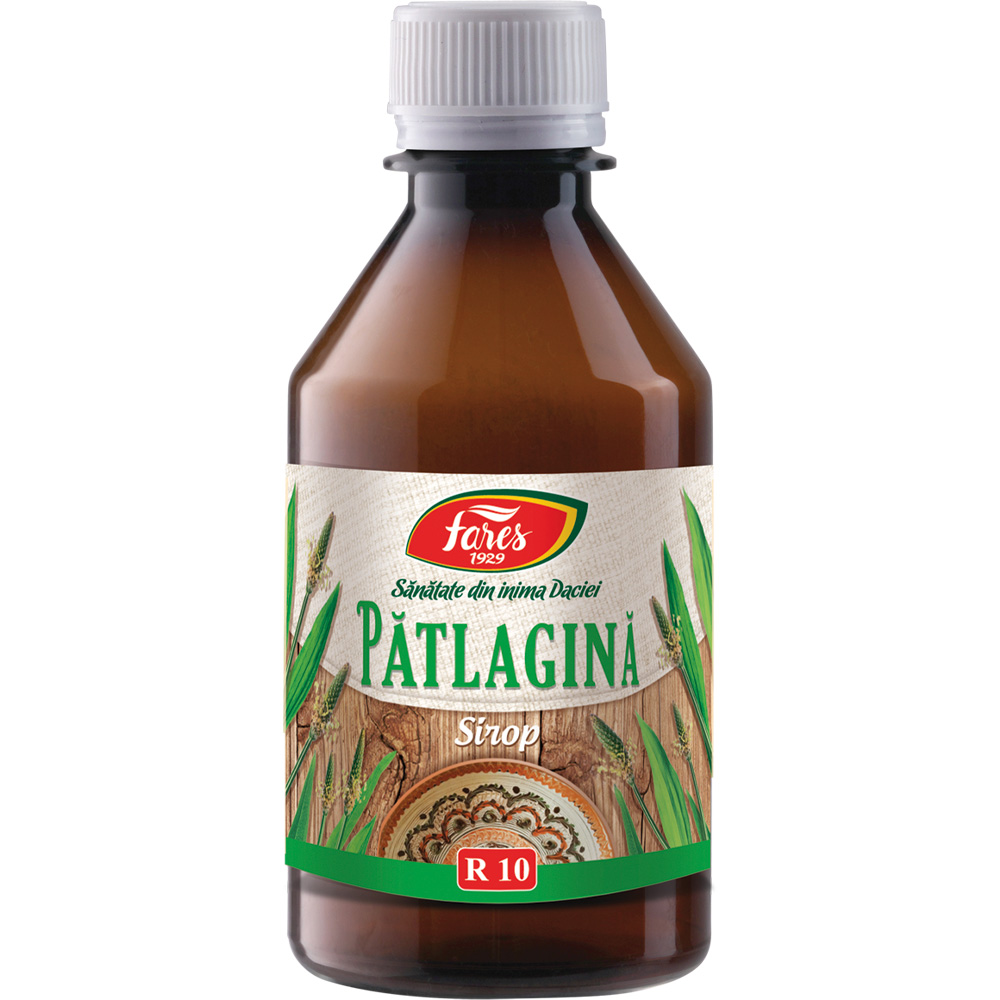 Sirop de Patlagina, 250 ml, Fares