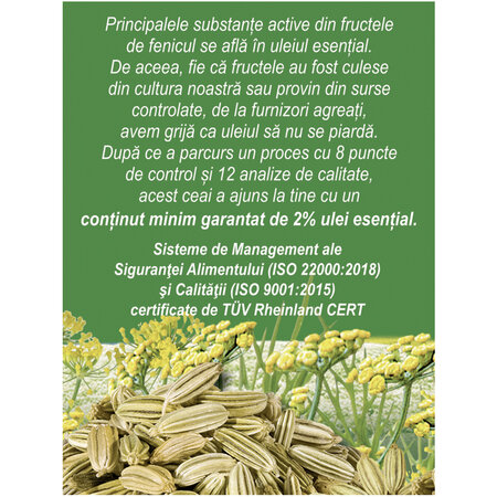 Ceai de fenicul, 20 plicuri, Fares 721744
