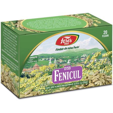 Ceai de fenicul, 20 plicuri, Fares