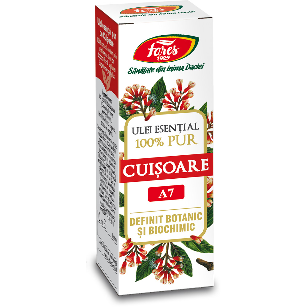 Ulei de cuisoare, 10 ml, Fares