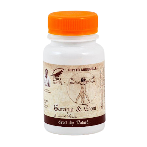 Garcinia & Crom, 60 comprimate, Pro Natura