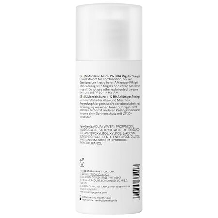 Ser Cheer Up 5% Mandelic + BHA Liquid, 100 ml, Geek & Gorgeous 760089