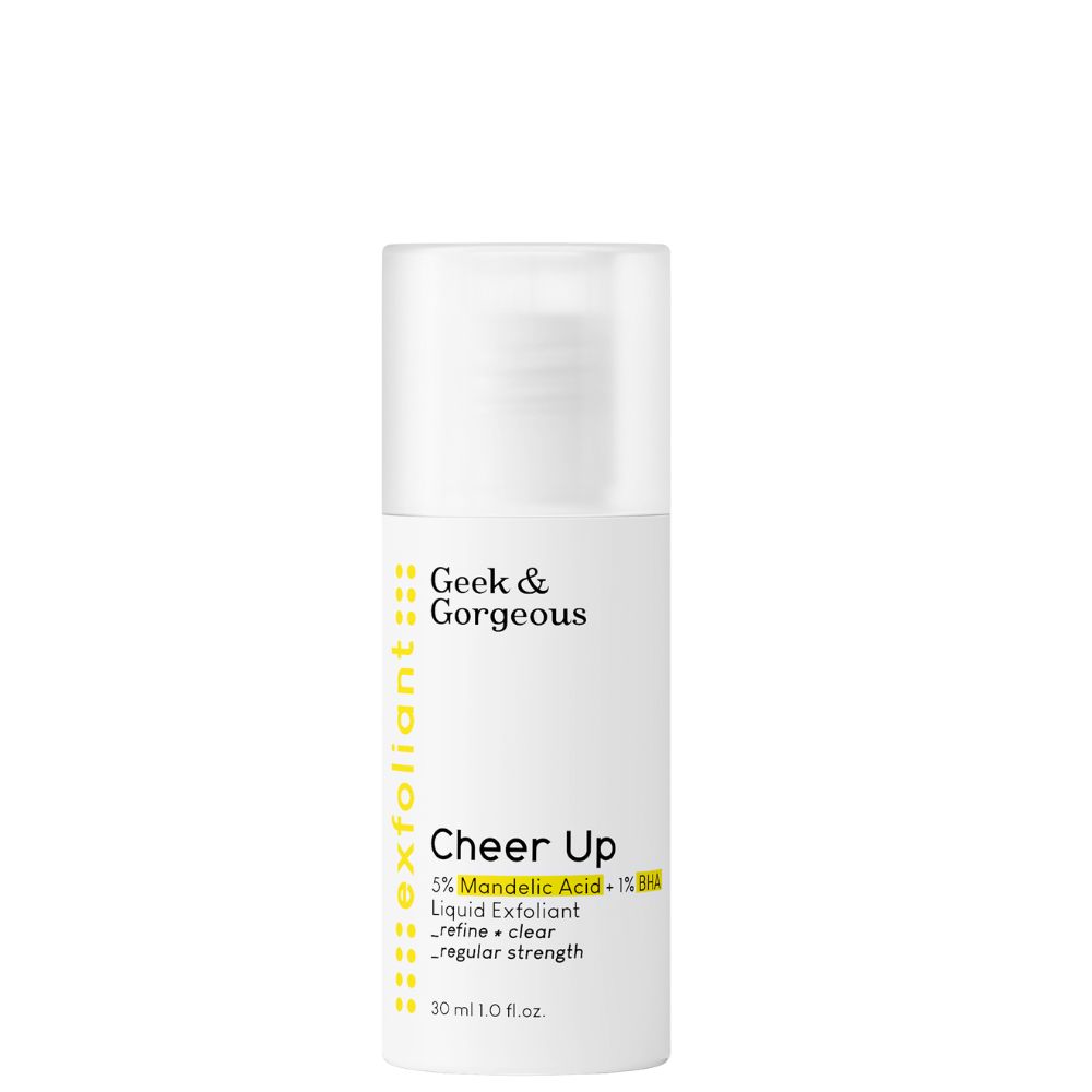 Exfoliant lichid 6% Mandelic + BHA Cheer Up, 30 ml, Geek & Gorgeous