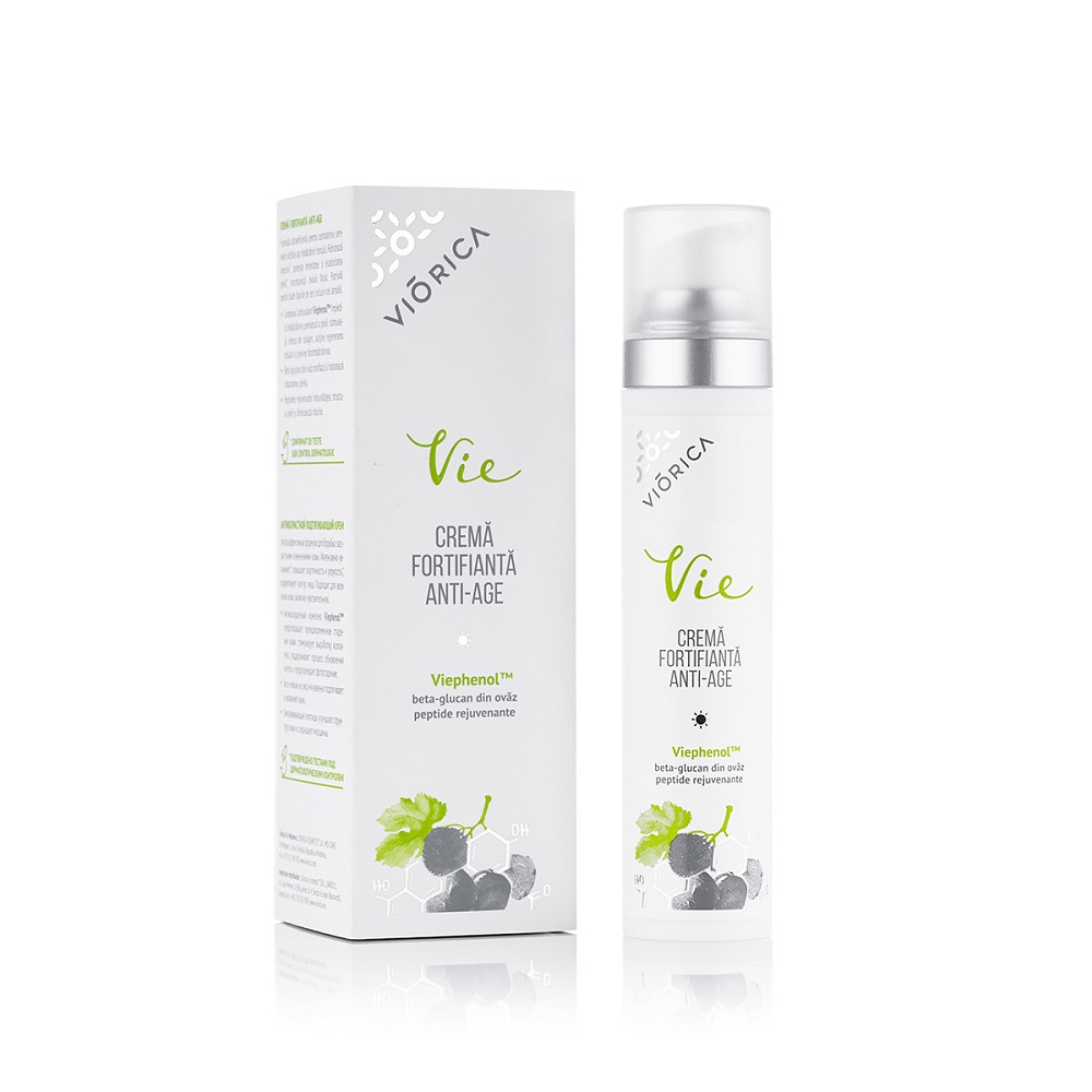 Crema de zi Anti - Age fortifianta Vie, 50 ml, Viorica