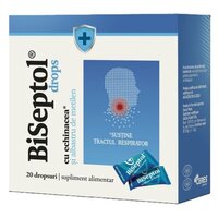 BiSeptol drops, 20 bucati, Dacia Plant