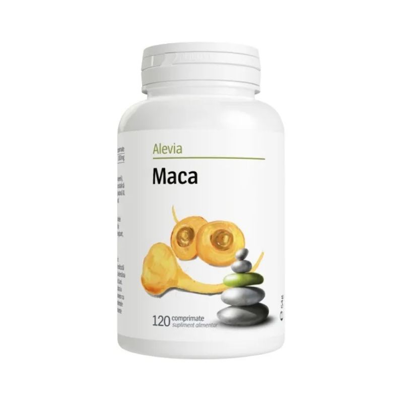 Maca, 120 comprimate, Alevia