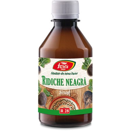 Ridiche neagra sirop, 250ml, Fares