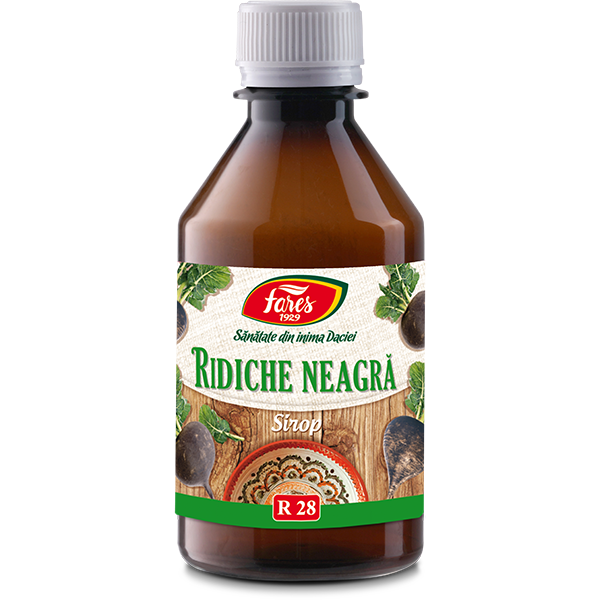 Ridiche neagra sirop, 250ml, Fares