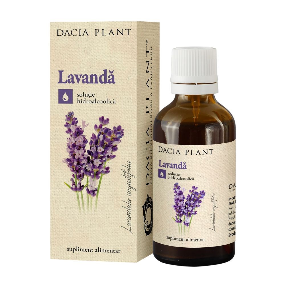 Tinctura de Lavanda, 50 ml, Dacia Plant