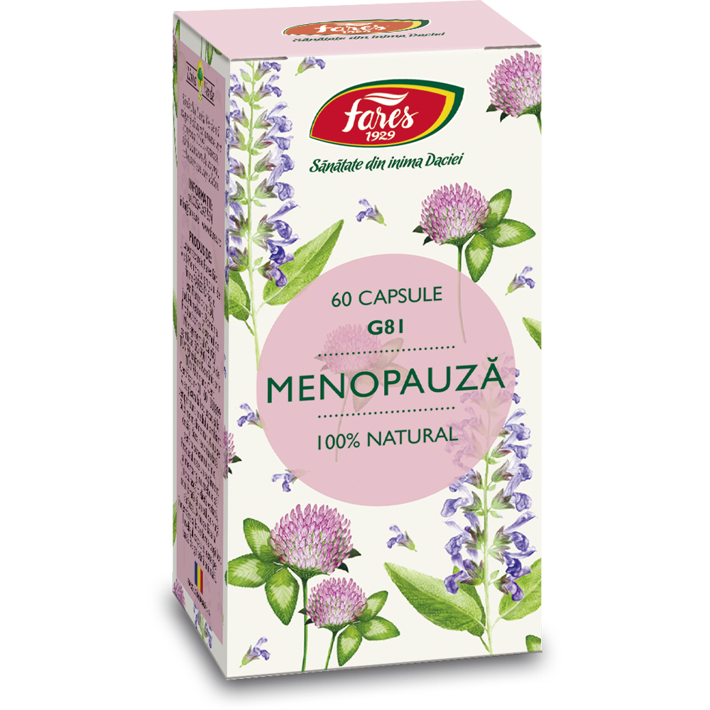 Menopauza, 60 comprimate, Fares