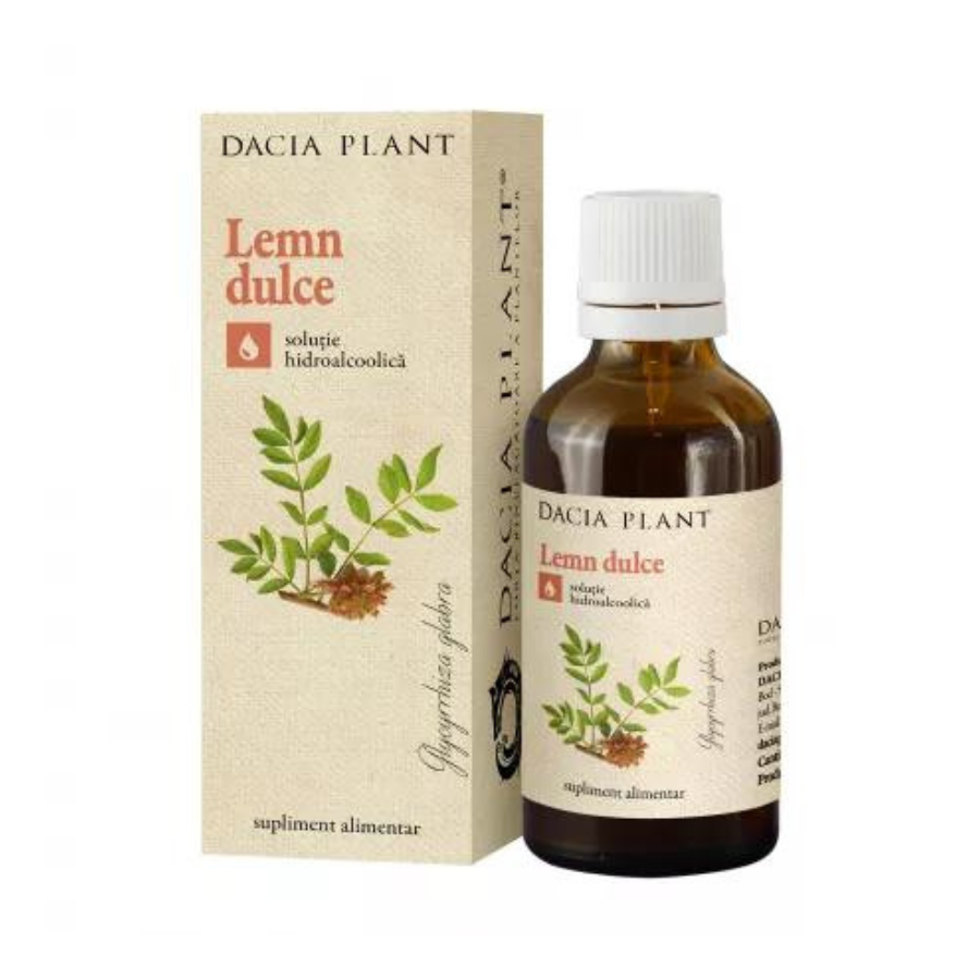 Tinctura din lemn dulce, 50 ml, Dacia Plant