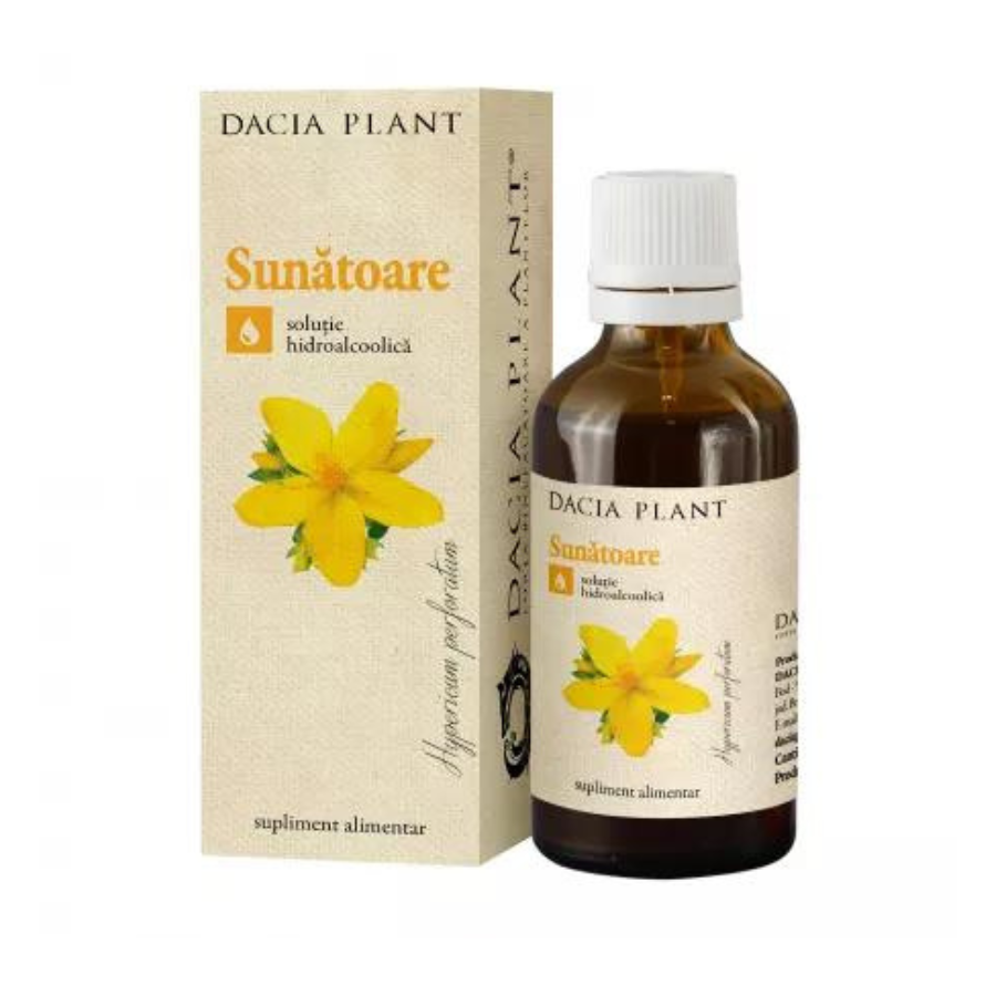 Tinctura de sunatoare, 50 ml, Dacia Plant