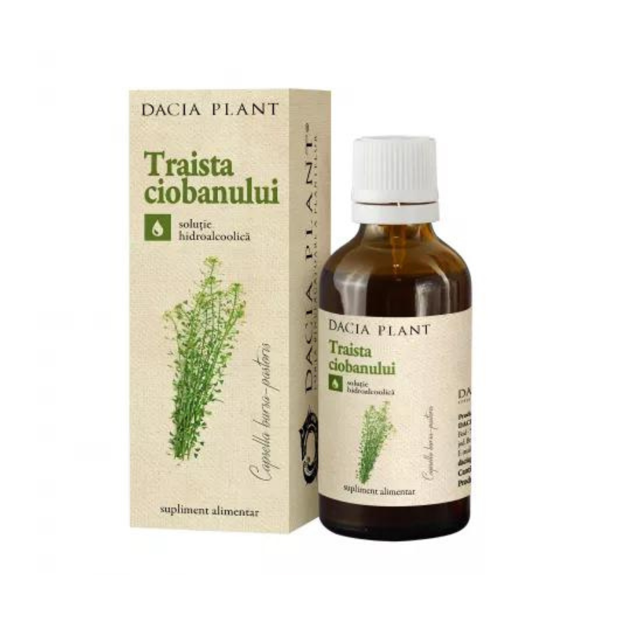 Tinctura de Traista Ciobanului, 50 ml, Dacia Plant