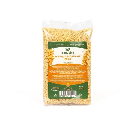Seminte de mei decorticat, 200 g, Sanovita