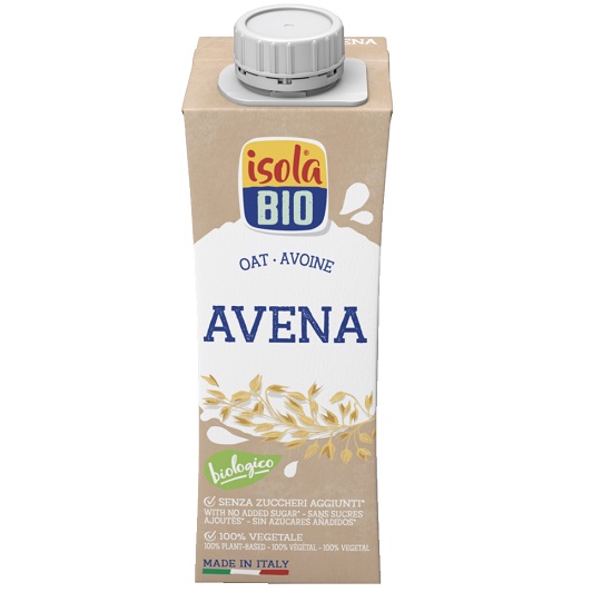 Bautura Bio din ovaz fara zahar, 250 ml, Isola Bio