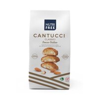 Biscuiti fara gluten cu bucati de migdale Cantucci, 240 g, Nutrifree