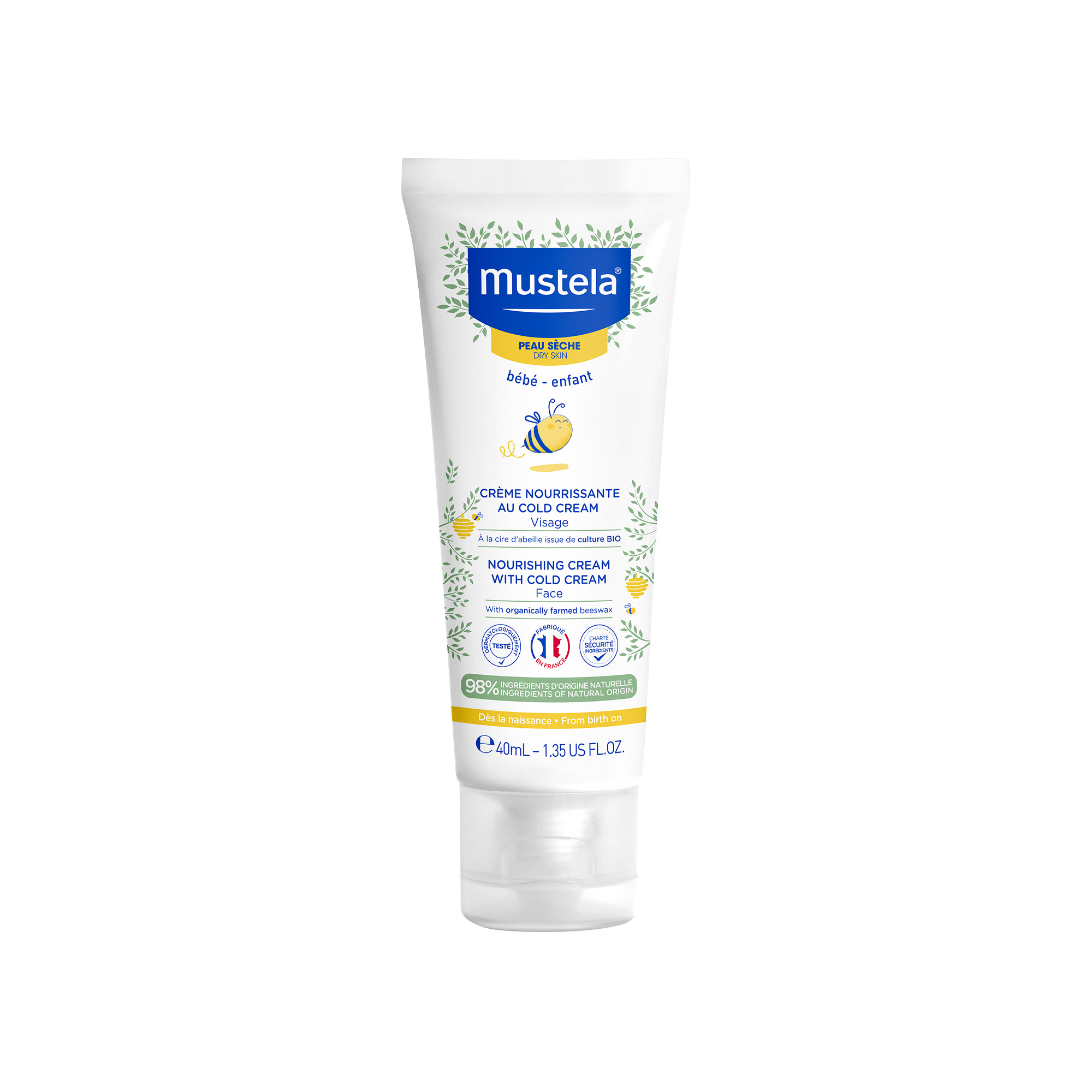Crema nutritiva cu Cold Cream, 40 ml, Mustela
