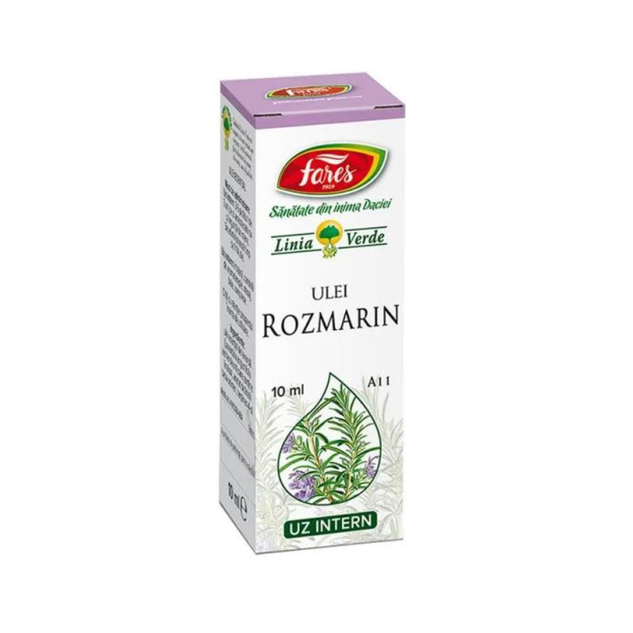 Ulei esential de rozmarin, 10 ml, Fares