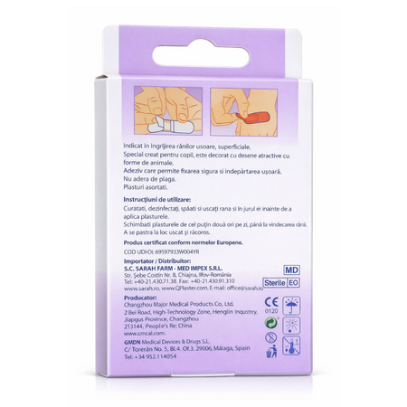 Plasturi pentru copii, 16 bucati, Qplaster 773332