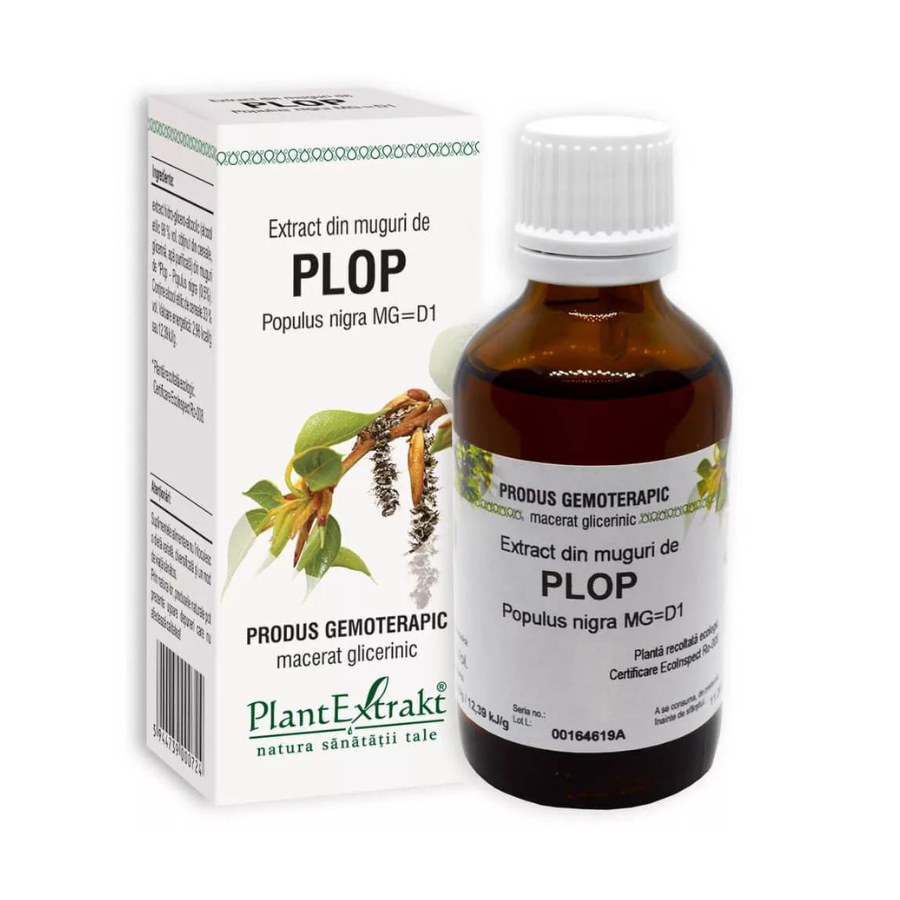 Extract din muguri de plop, 50 ml, Plant Extrakt