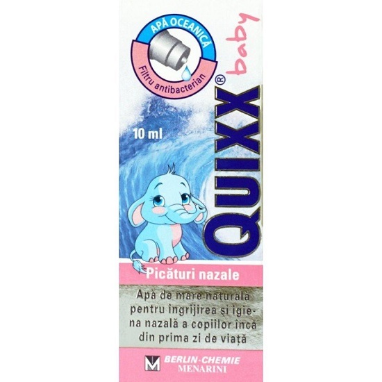 Picaturi nazale Baby, 10 ml, Quixx